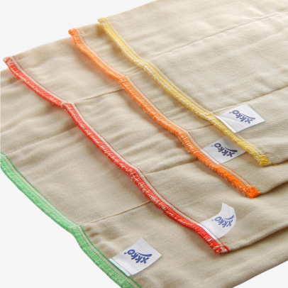 XKKO Prefold aus 4-8-4 Lagen speziell saugfähigem Mull