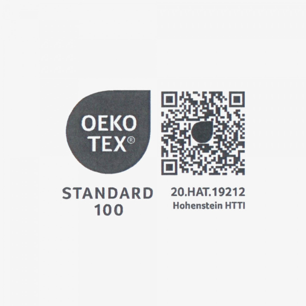 Das Gütesiegel OEKO-TEX STANDARD 100 bürgt für eine sozial- und umweltverträgliche Herstellung